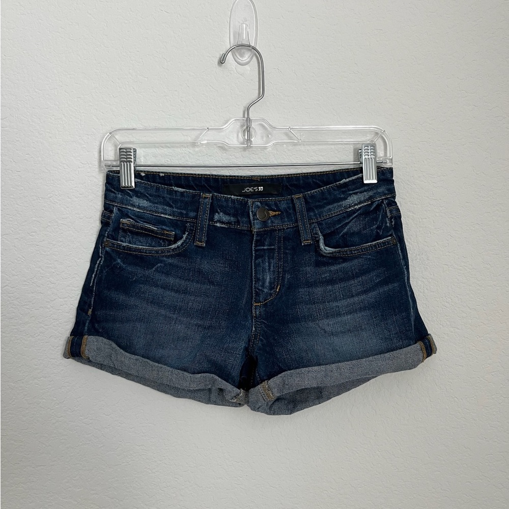 Joe’s Jeans Darla dark denim shorts 24